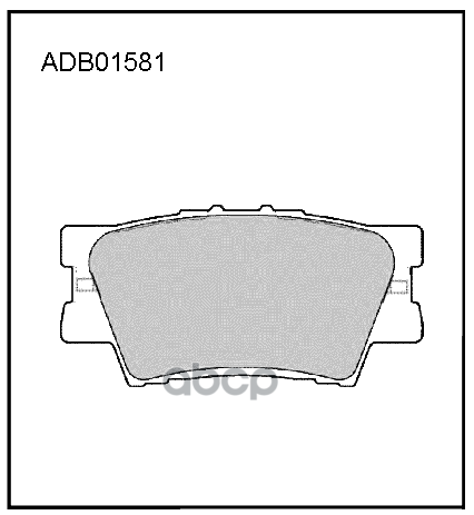 Колодки тормозные задние Toyota Camry (V4  V5) / Toyota RAV4 III  IV / Lexus ES 12-18 ALLIED NIPPON арт. adb01581