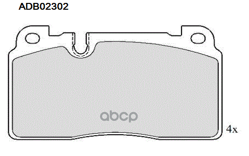 Колодки тормозные передние Audi A6 10-18 / Audi Q5 08-17 / Porsche Macan 14-18 ALLIED NIPPON арт. adb02302