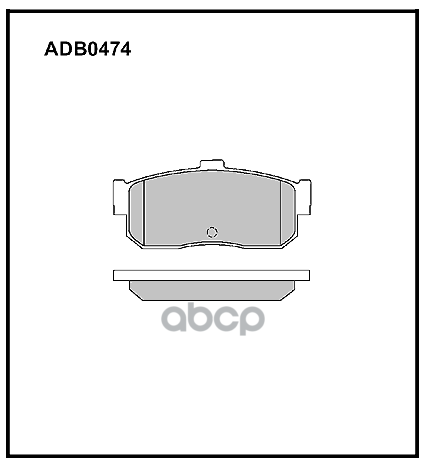 Колодки Тормозные Дисковые | Зад | ALLIED NIPPON арт. ADB0474