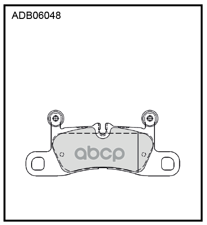 Колодки тормозные задние VW Touareg 10-18 / Porsche Cayenne 10-> ALLIED NIPPON арт. adb06048
