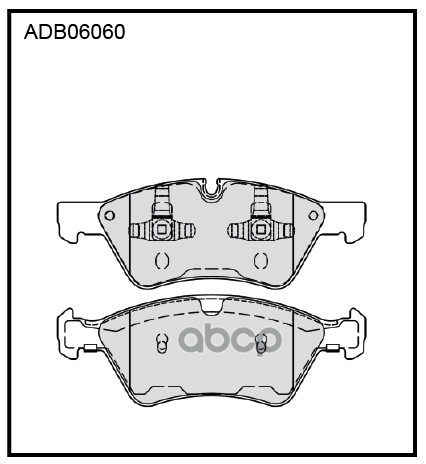 Колодки Тормозные Дисковые | Перед | ALLIED NIPPON арт. ADB06060