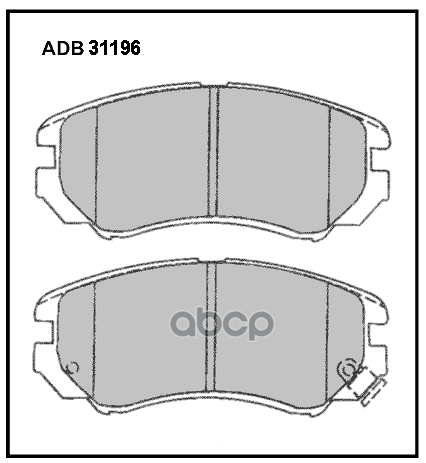 Колодки тормозные (Heavy Duty серия - усил.) передние Kia Optima 10-15  Sportage II 04-10  Soul I 09 ALLIED NIPPON арт. adb31...