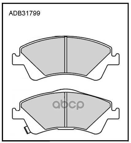 Колодки тормозные передние Toyota Corolla 06-14  RAV4 III 05-13 / Lexus HS 09-18 ALLIED NIPPON арт. adb31799