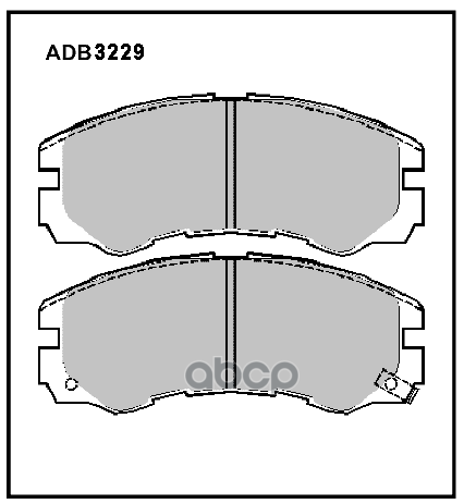 Колодки Тормозные Дисковые | Перед | ALLIED NIPPON арт. ADB3229