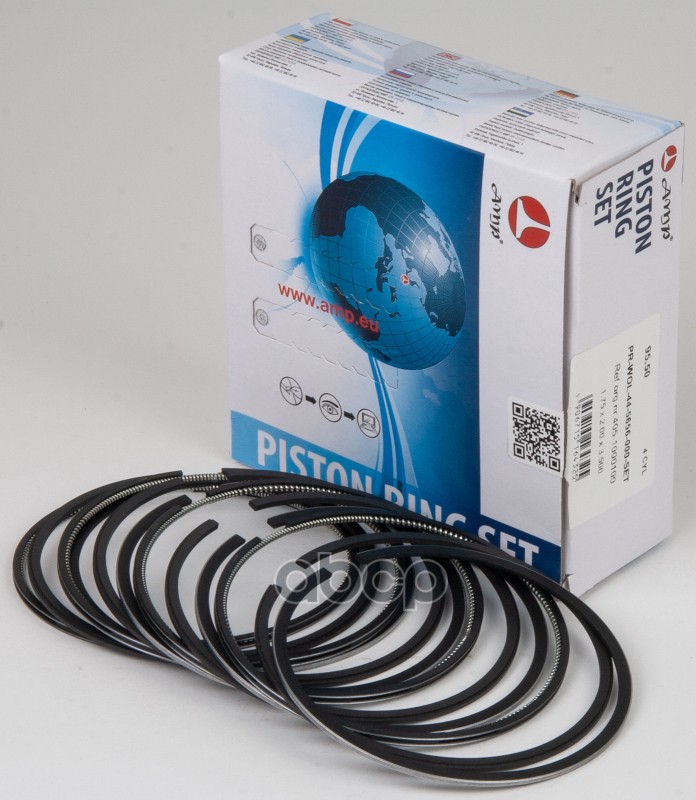 Кольца Поршневые 95,5 Двс 405, 409 Amp AMP арт. PRWOL445656000SET
