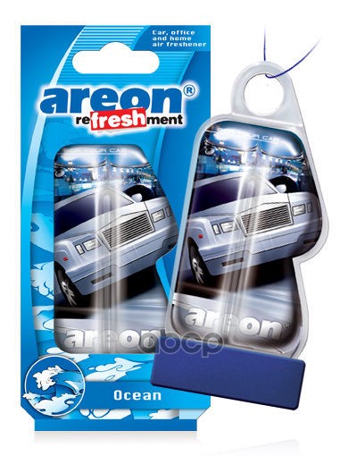 Ароматизатор Подвесной Гелевый "Refreshment Liquid" Ocean AREON арт. LC12
