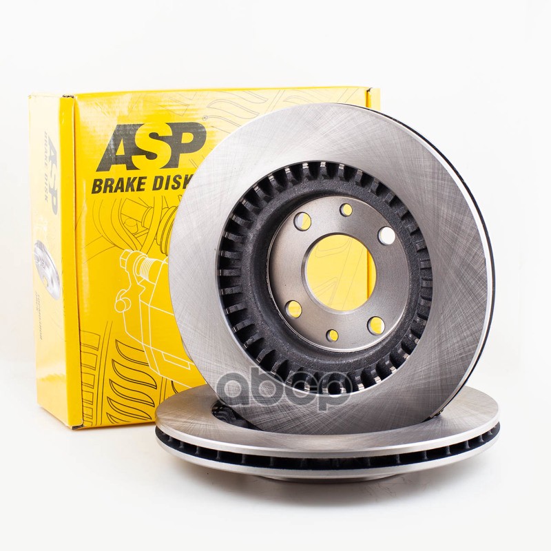 Диск тормозной LADA 2110-12 передний вент. R14 ASP арт. 260206