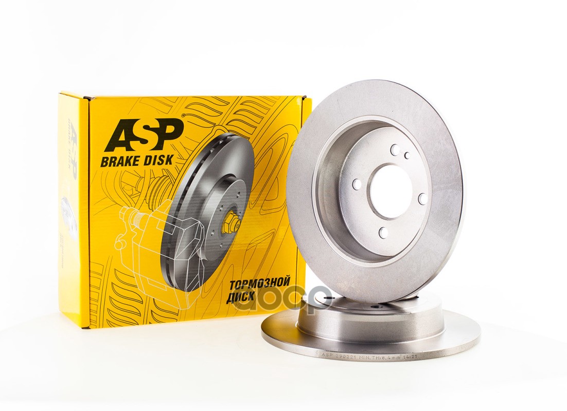 Диск тормозной HYUNDAI SOLARIS 10-/KIA RIO III задний ASP арт. 290221