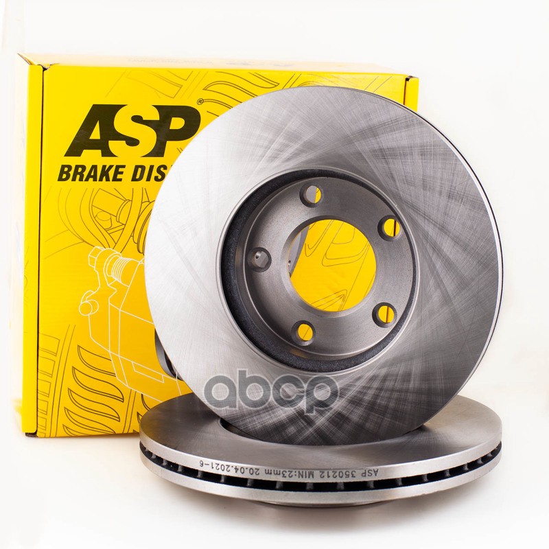Диск Тормозной Передний Mazda 3 1.4/1.6L All 03->/Mazda 5 05-> Asp 350212 ASP арт. 350212