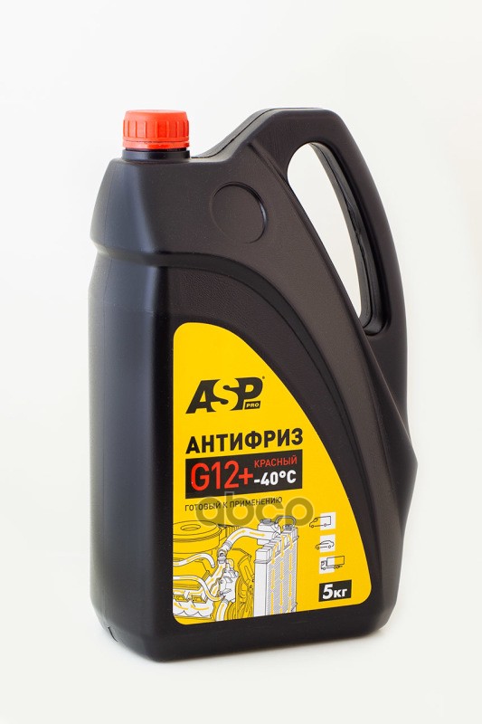 Антифриз Asp G12/G12+ Готовый Красный 5 Кг ASP арт. afr5000