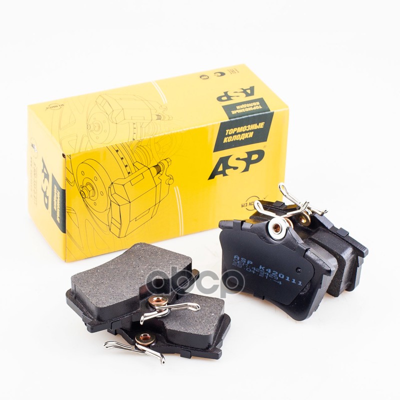 Колодки тормозные задние дисковые Peugeot 308 (07-)/Partner (08-)/Citroen Berlingo (08-) ASP арт. k420111