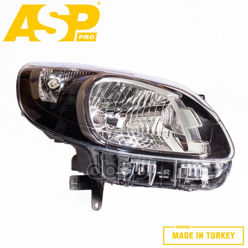 Фара передняя RENAULT KANGOO (2013 -) правая черный отражатель с электрокорректором LF7014 ASP арт. LF7014