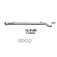 Труба Глушителя Fiat Siena 1.4 01/07-12/09 ASSO арт. 125100