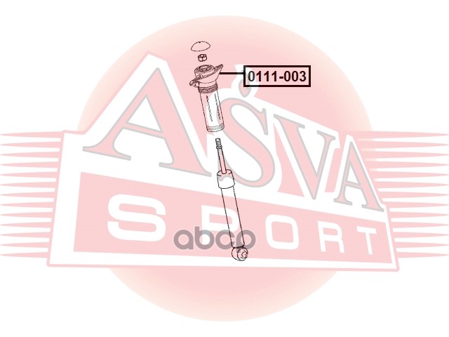 Опора амортизатора TOYOTA CAMRY 70 ASVA арт. 0111-003