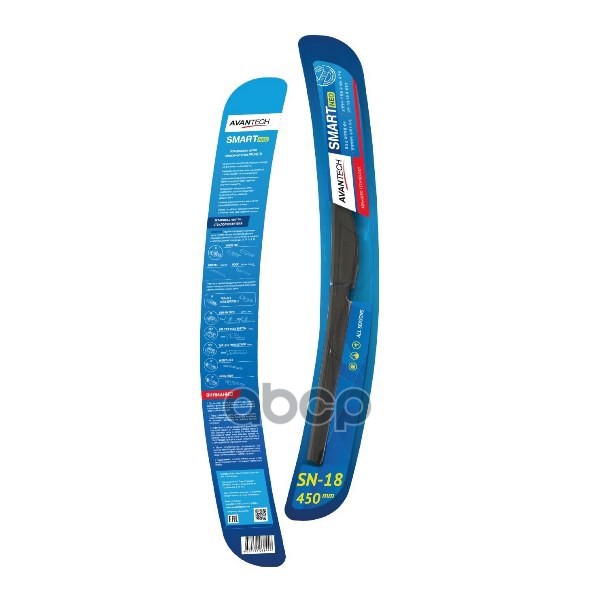Щетка Стеклоочистителя Бескаркасная Smart Neo 450Мм AVANTECH арт. SN18