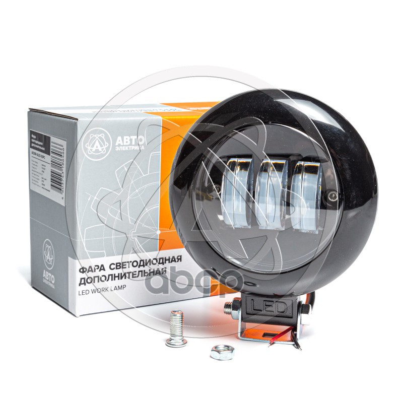 Фара Доп-Ая Круглая, Рассеивмый Свет, 6 Диодов, 30W, (115X55x135) 12/24V Avtoelectrica Ae30r-6Led-55Pc AVTOELECTRICA арт. AE3...