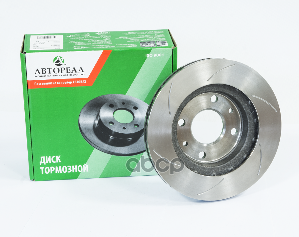 Диск тормозной ВАЗ 2110 (R-13) Евро (насечка) AVTOREAL арт. ABE103501070