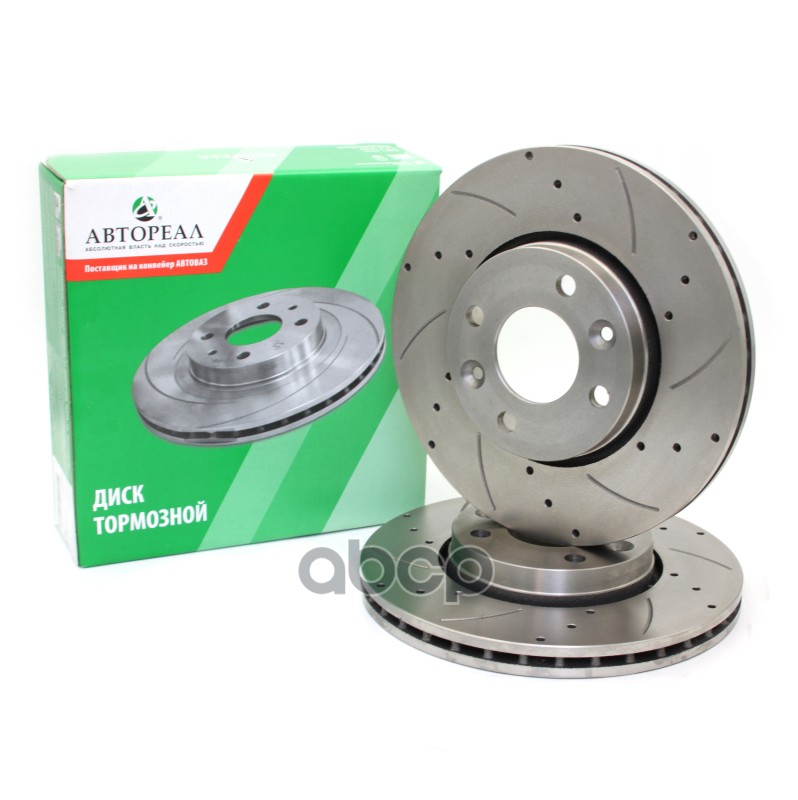 Диск тормозной LADA Largus/X-Rey (15-) перфо Евро (перфорация + насечка) AVTOREAL арт. ABPE8450009844