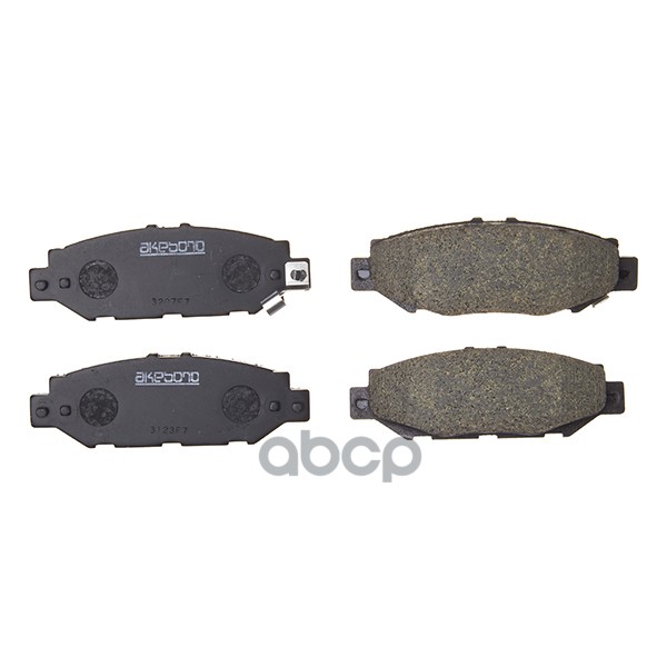 Колодки тормозные дисковые задние ПОДХОДЯТ ДЛЯ TOYOTA Mark 2/Cresta/Chaser (JZX100/JZX105), Crown (JZS155) AN-398WK Akebono а...