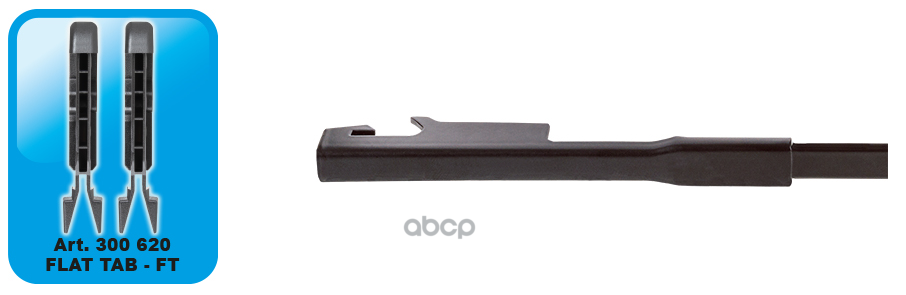 Адаптер щётки стеклоочистителя ALCA комплект FLAT TAB (Claw) Alca арт. 300620
