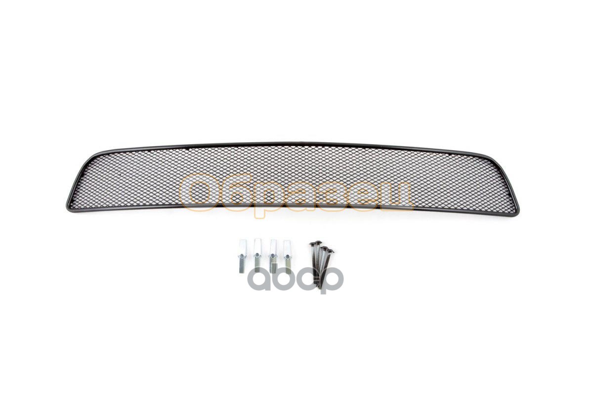 Сетка на бампер внешняя для FORD Explorer 2018-2019, 4 шт., черн., 10 мм, для автомобилей с камерой / Форд Эксплорер Arbori а...