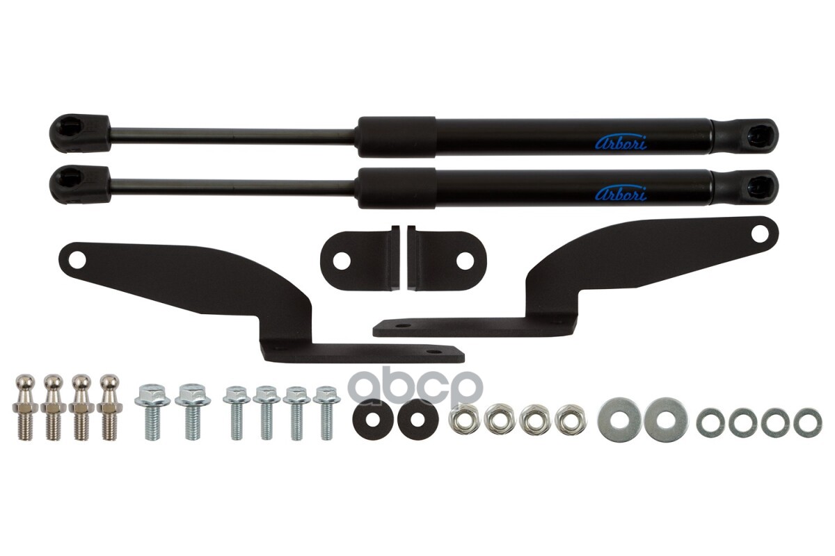 Упоры капота для HYUNDAI Creta 2016-2021 (CT) Arbori 2 шт. / Хендай Крета Arbori арт. ARBORI.HD.016105