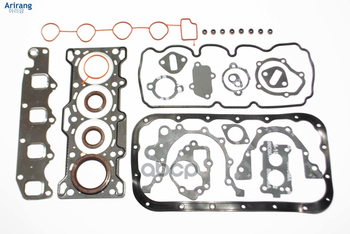 Комплект прокладок двигателя Chevrolet (Aveo T200 1.2 03-) Arirang арт. ARG181262