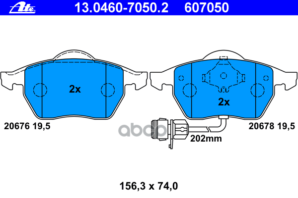 Колодки Тормозные Дисковые Передн, Audi: 100 2.0/2.0 E/2.0 E 16V/2.0 E 16V Quattro/2.0 E Quattro/2.3 E/2.3 E Quattro/2.4 D/2....