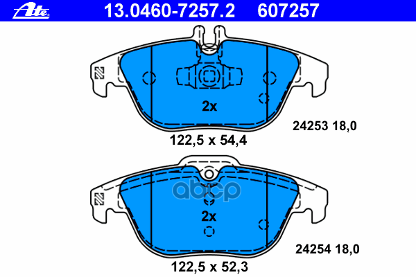 Колодки Тормозные Дисковые Задн, Mercedes-Benz: C-Class T-Model C 250 Cdi/C 250 Cdi 4-Matic/C 350 Cdi 07-, E-Class Кабрио E 3...