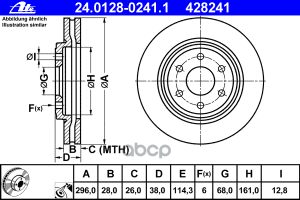 Диск Тормозной Передн, Nissanu Nuvara 2.5 Dci/2.5 Dci 4Wd 04-, Navara C Бортовой Платформой 2.5 Dci/2.5 Dci 4Wd 08-, Np300 2....