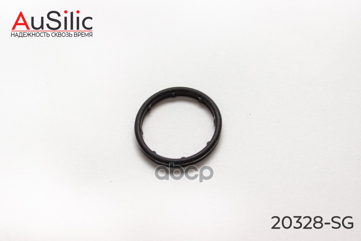 Силиконовая прокладка (кольцо) выпускного канала маслоохладителя (корпуса масляного фильтра) (25,5 м AuSilic арт. 20328SG