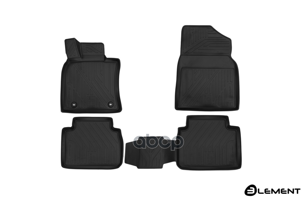 Коврики 3D в салон TOYOTA  Camry, 2018->, 4 шт. (полиуретан) Autofamily арт. ELEMENT3D048152210K