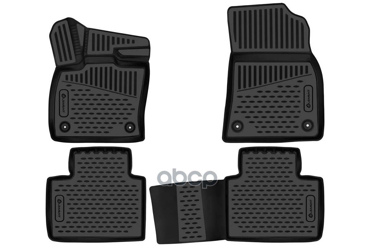 Коврики 3D в салон подходят для GEELY Atlas (II) 2023- 4WD, 4шт. (полиуретан) / Джили Атлас Autofamily арт. ELEMENT3DA71025210K