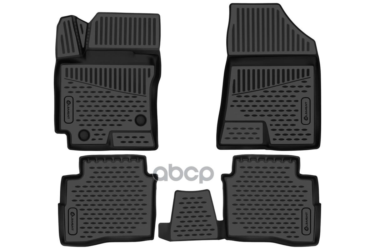 Коврики 3D в салон подходят для CHANGAN Eado 2023-, 4шт. (полиуретан) / Чанган Еадо Autofamily арт. ELEMENT3DAN0619210K
