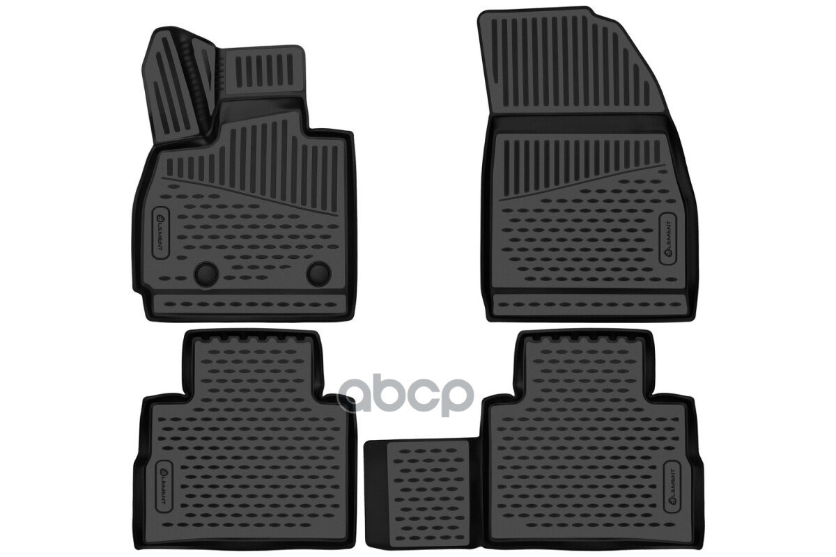 Коврики 3D в салон подходят для EXEED RX 2023 - 4шт. (полиуретан) Autofamily арт. ELEMENT3DAN0628210K