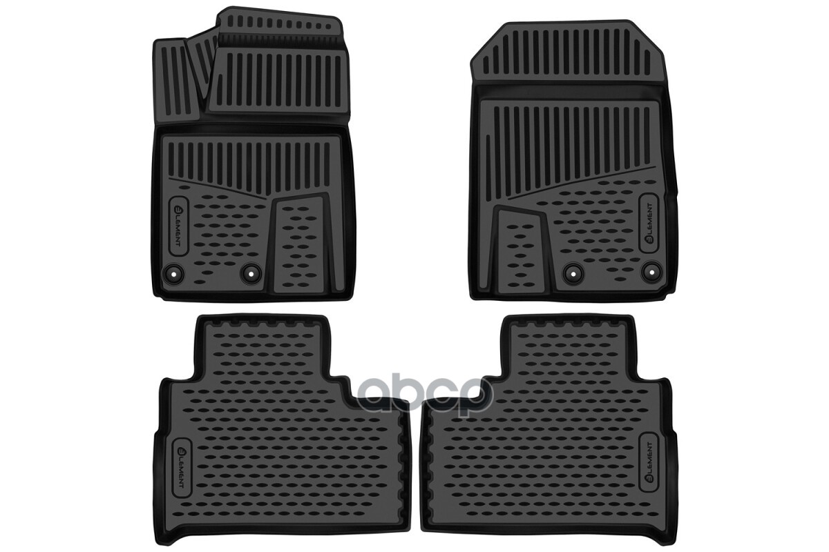 Коврики 3D В Салон Подходят Для Jetour T2 2023 - 4Шт. (Полиуретан) / Джитур Autofamily арт. ELEMENT3DAN0668210K