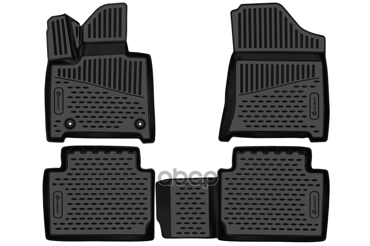 Коврики 3D в салон подходят для HYUNDAI Santa Fe V (MX5) 2023-, 5 мест, 4шт. (полиуретан) / Хендай Autofamily арт. ELEMENT3DA...