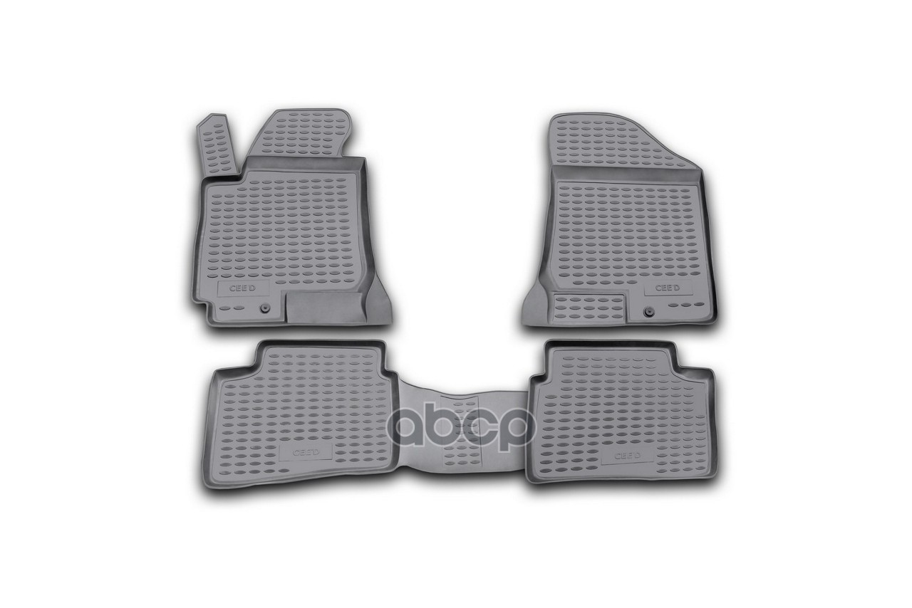 Коврики В Салон Kia Cee'd 2006-2012, 4 Шт. (Полиуретан) Autofamily арт. NLC2520210H
