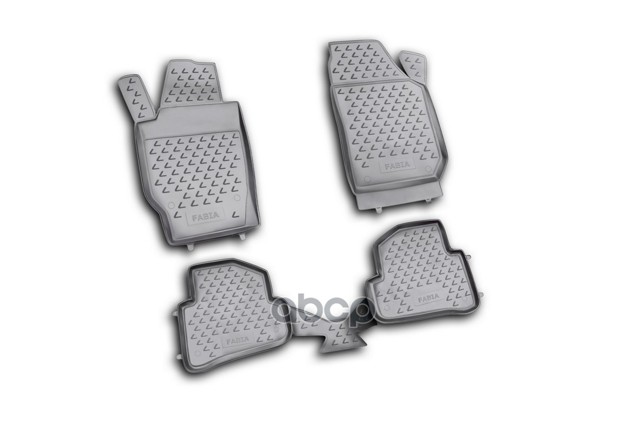 Коврики В Салон Skoda Fabia 2007->, 4 Шт. (Полиуретан) Autofamily арт. NLC4506210KH