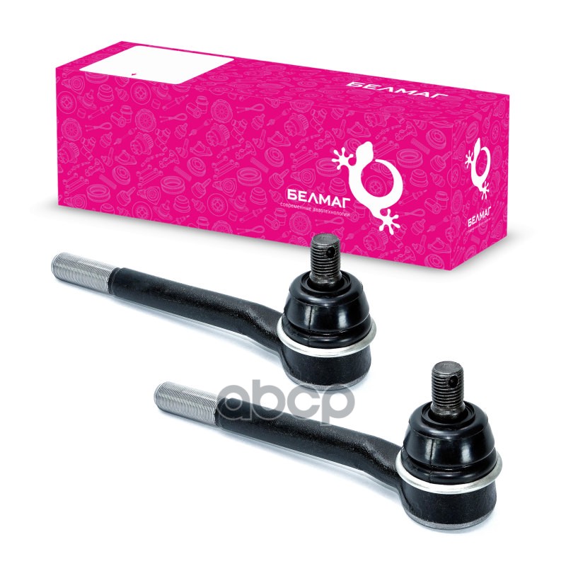 Наконечник крайней тяги рулевой трапеции внутренний 2121 Оригинал с колпачком в сборе (комплект 2 BELMAG арт. BM0597