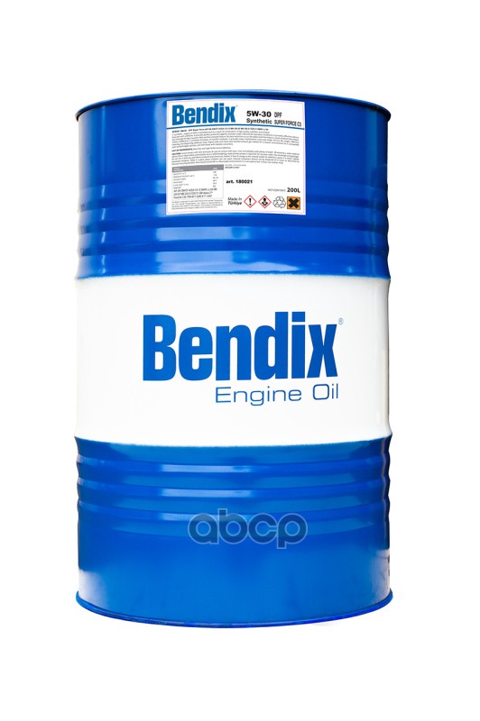 BENDIX Масло Моторное 208Л.  Синтетика Bendix Super Force Dpf Sae 5W-30 Api Sn Sm/Cf Acea C3-12 Mb Approval