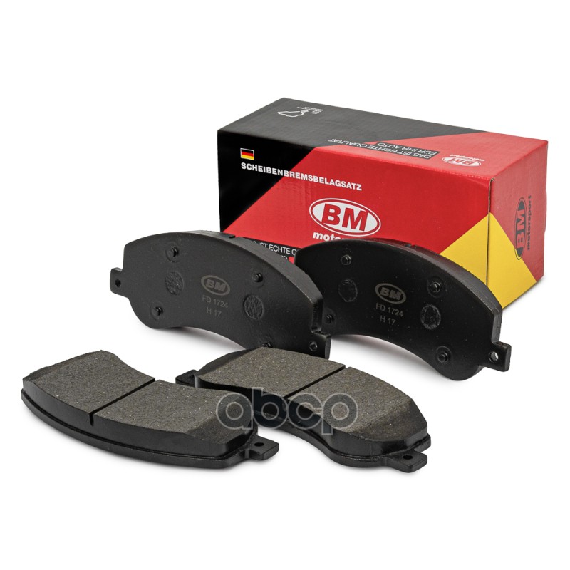 Колодки тормозные дисковые передние FD1724 BM-Motorsport арт. FD1724