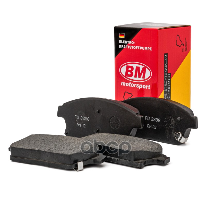 Колодки тормозные дисковые передние FD3336 BM-Motorsport арт. FD3336