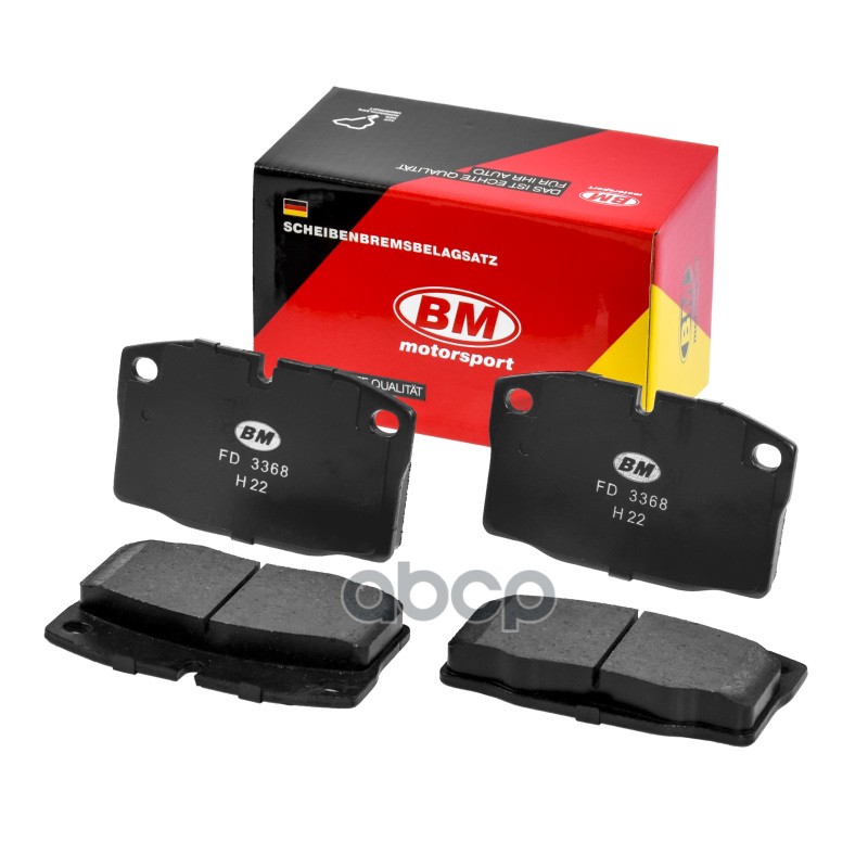 Колодки тормозные передние DAEWOO NEXIA FD3368 BM-Motorsport арт. FD3368