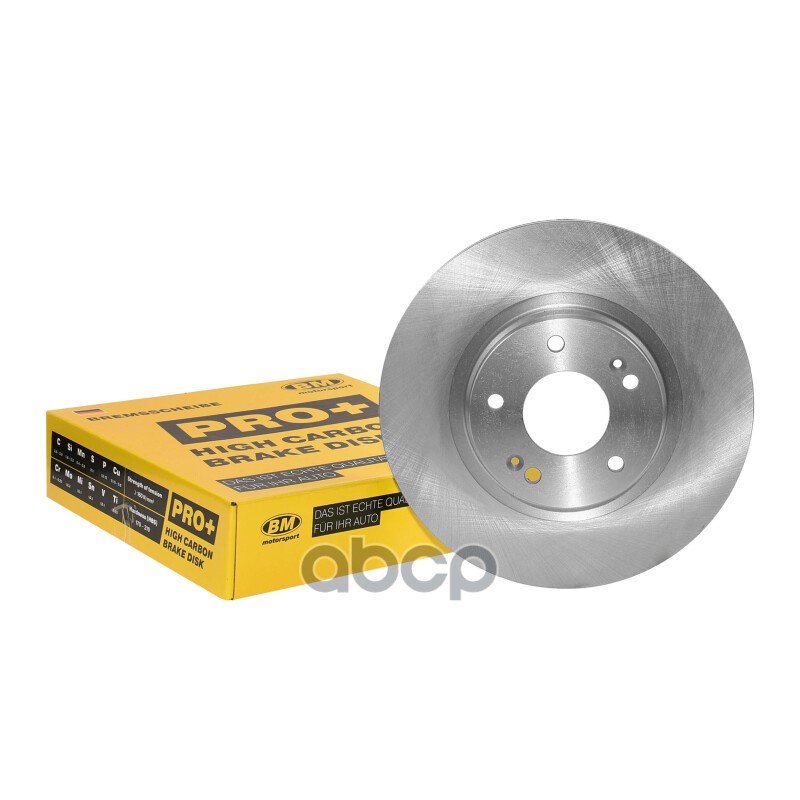 Диск тормозной высокоуглеродистый вентилируемый передний HYUNDAI/KIA SONATA VIII (DN8), OPTIMA K5 V (DL3) WI-P0020 BM-Motorsp...