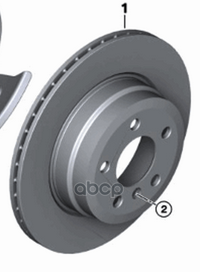 Диск Тормозной Задний Bmw X5 E70 Bmw 34 21 6 868 940 BMW арт. 34 21 6 868 940