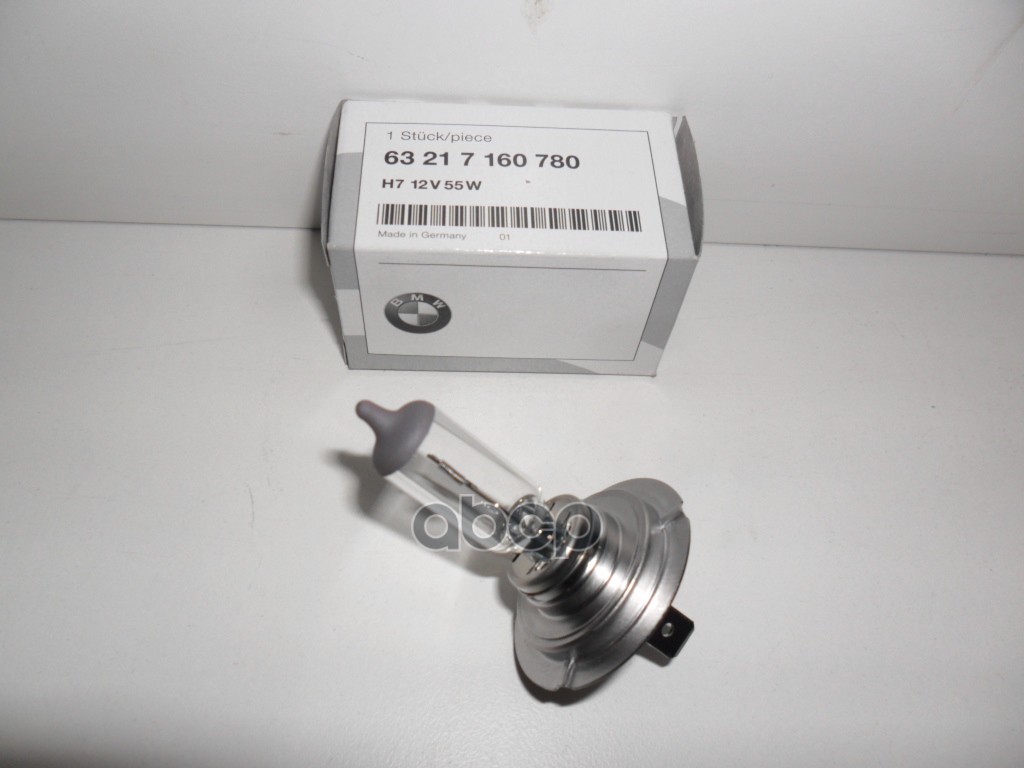 Лампа накаливания 12V H7 55W PX26d BMW 63 21 7 160 780 BMW арт. 63 21 7 160 780
