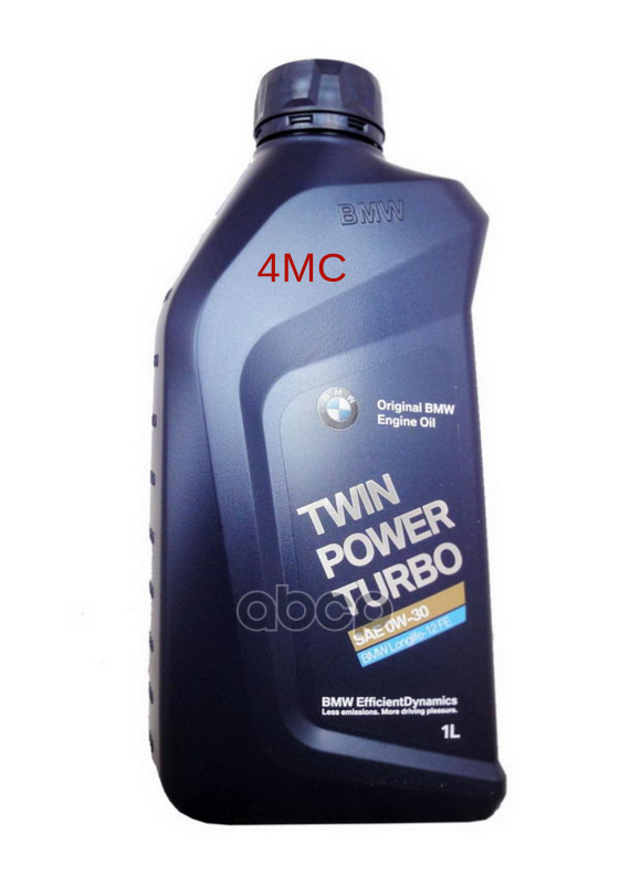 BMW Масло моторное синтетическое BMW Twin Power Tubo Longlife-12 EE 0W-30 1л 83212365935