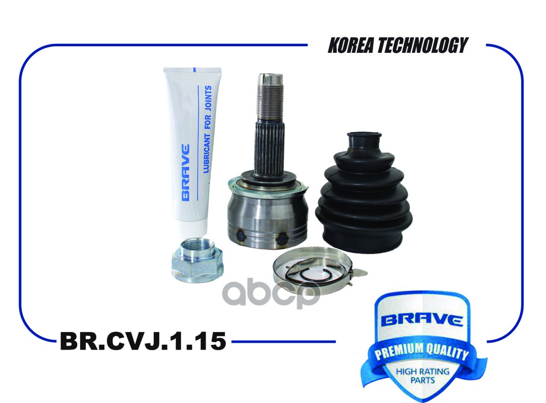 Шрус внешний 95228684 BR.CVJ.1.15 CHEVROLET Aveo T300, Cobalt 11- автомат BRAVE арт. BRCVJ115