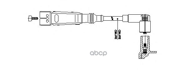 Провод высоковольтный Audi/VW 50cm BREMI арт. 111/50